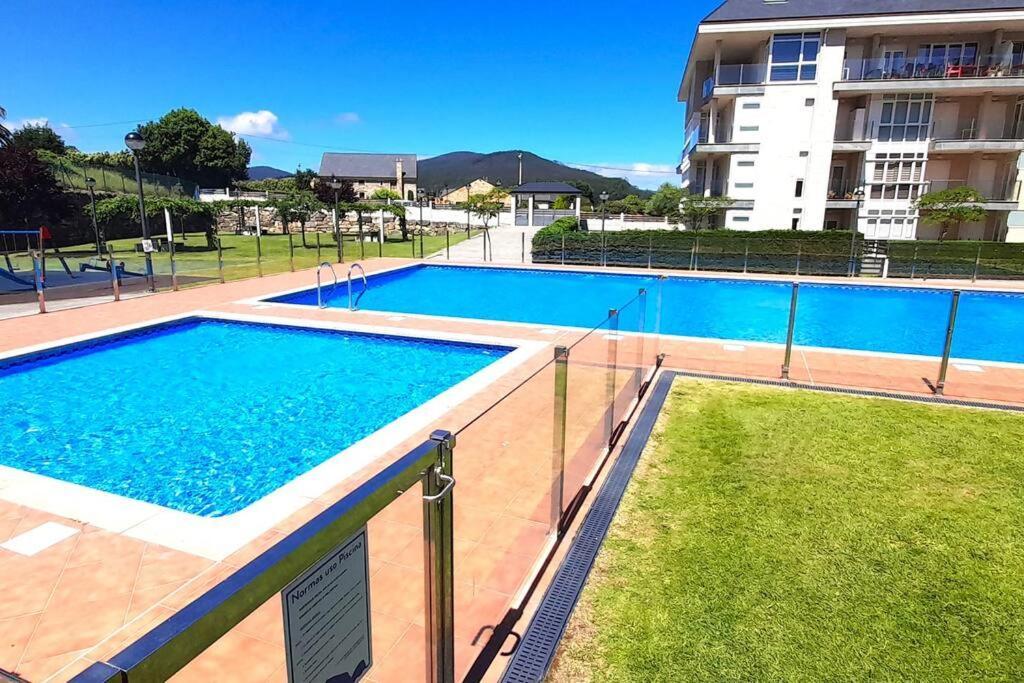 Apartamento Playa Foz Con Jardin Y Piscina Apartment Bagian luar foto