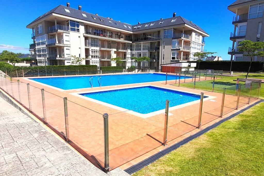 Apartamento Playa Foz Con Jardin Y Piscina Apartment Bagian luar foto